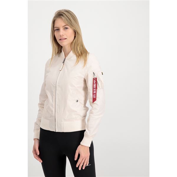 Alpha Industries Women Jacket MA 1 TT jet stream white M Pilot Shop